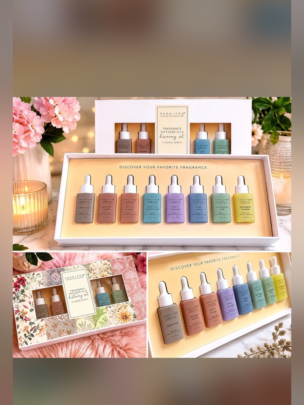 SAND + FOG Fragrance Diffuser Oil Discovery Gift Set —